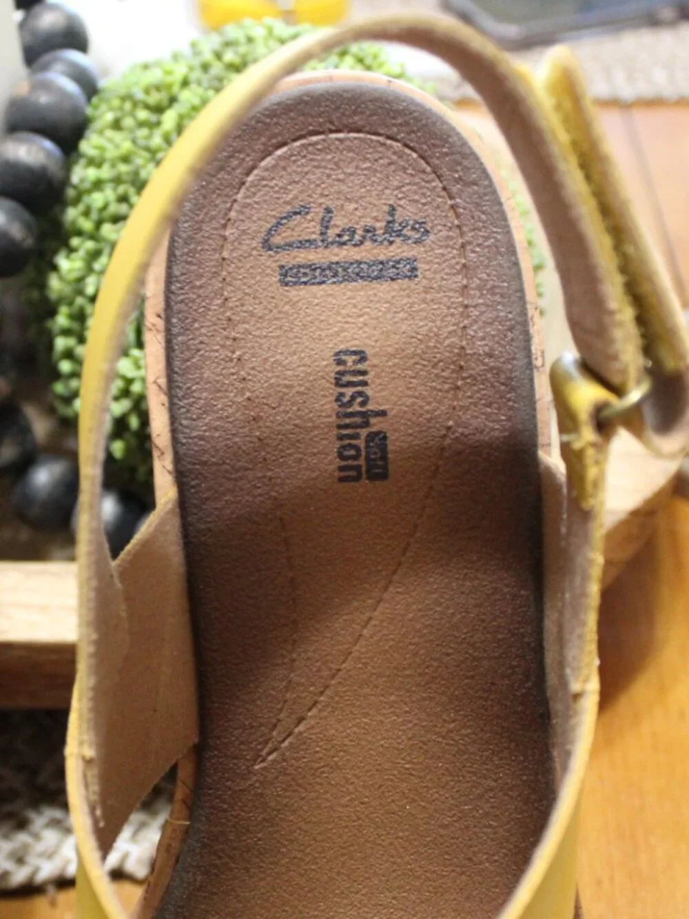 NWT CLARKS Stasha Hale Sandal Wedges 9 1/2 WIDE STUNNING! - Picture 5 of 16